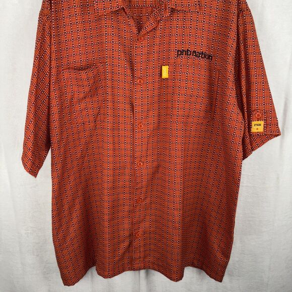Vintage PNB Nation Clothing Oversized Button-up Woven Shirt Sz 2XL - Picture 2 of 6
